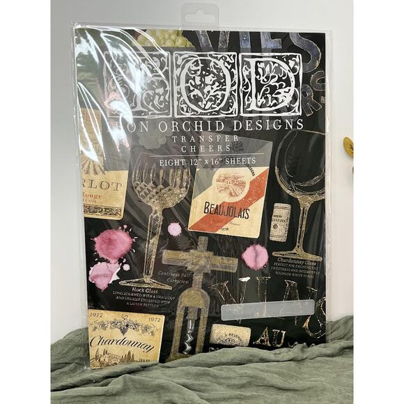 Cheers - IOD Transfer Pad - Eight 12"x16" Sheets - Brand New - Picture 1 of 2